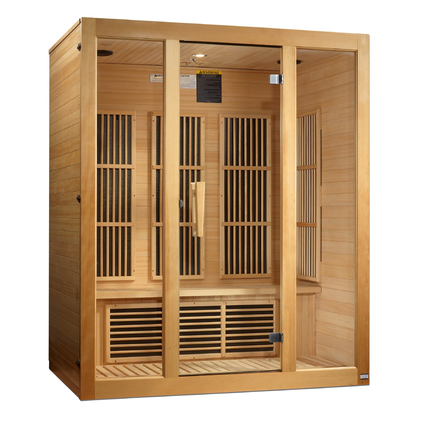 Maxxus "Bellevue" 3-Person Low EMF FAR Infrared Sauna (MX-J306-01)