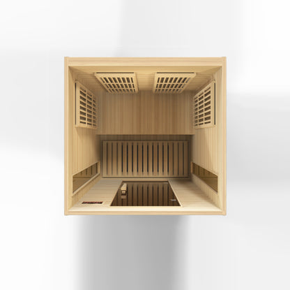 Maxxus 2-Person Low EMF FAR Infrared Sauna (MX-K206-01)