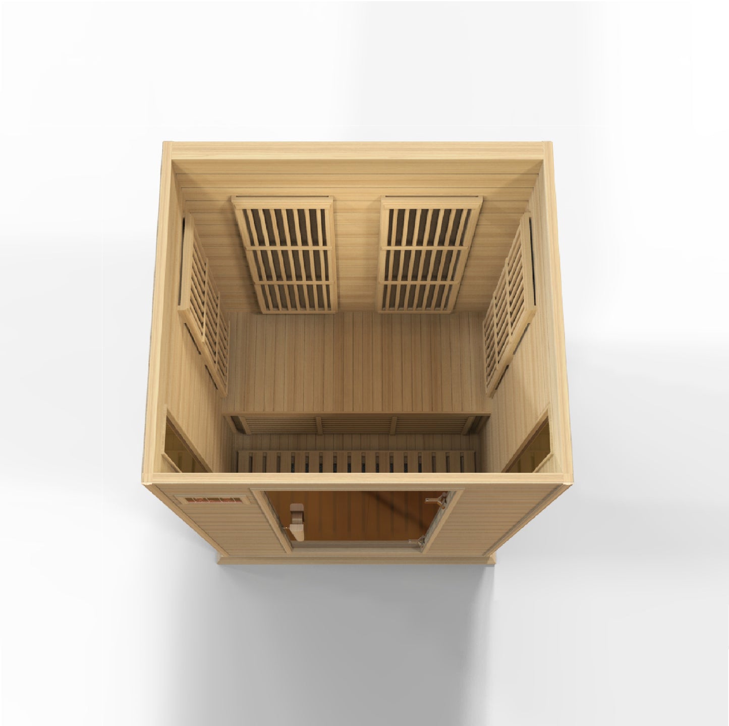 Maxxus 2-Person Low EMF FAR Infrared Sauna (MX-K206-01 Hemlock)