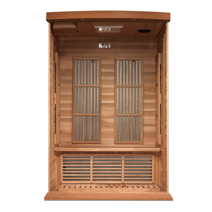 Maxxus 2-Person Near Zero EMF FAR Infrared Sauna (MX-K206-01 ZF CED)