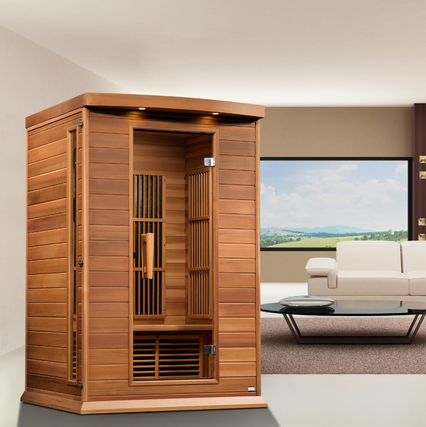Maxxus 2-Person Near Zero EMF FAR Infrared Sauna (MX-K206-01 ZF CED)