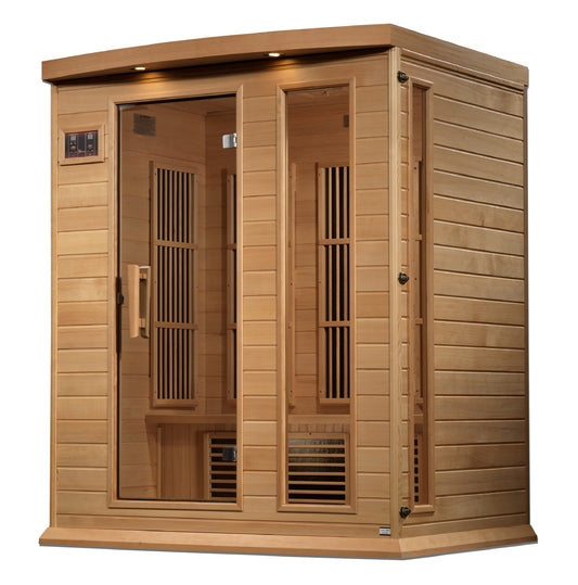 Maxxus 3-Person Near Zero EMF FAR Infrared Sauna (MX-K306-01-ZF)