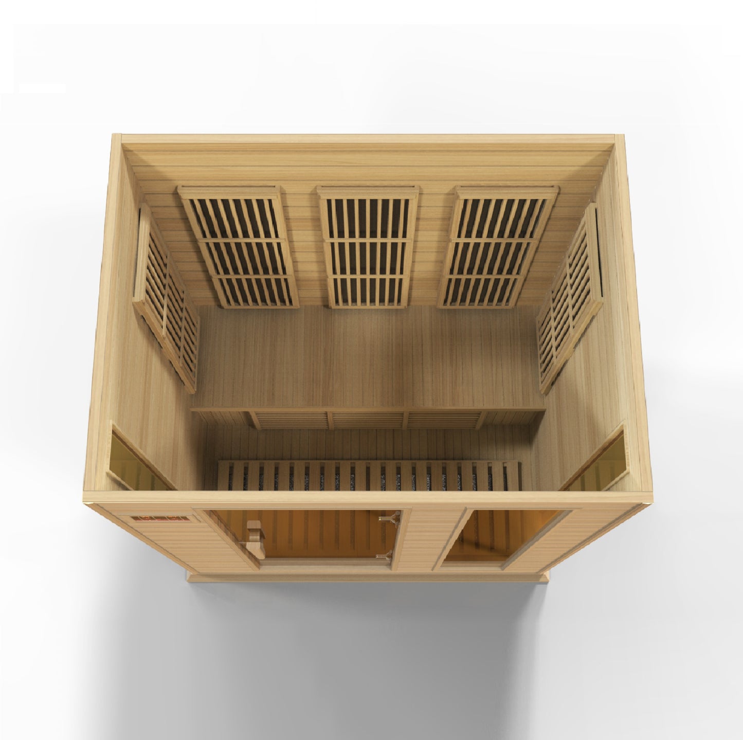 Maxxus 3-Person Low EMF FAR Infrared Sauna (MX-K306-01 Hemlock)
