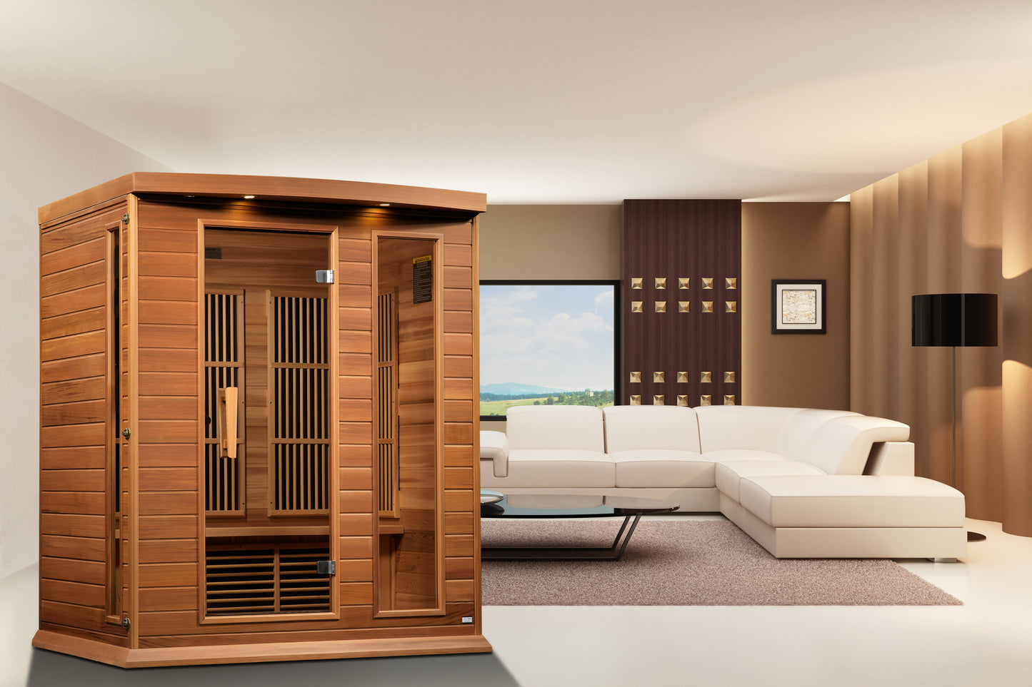 Maxxus 3-Person Low EMF FAR Infrared Sauna (MX-K306-01 CED)