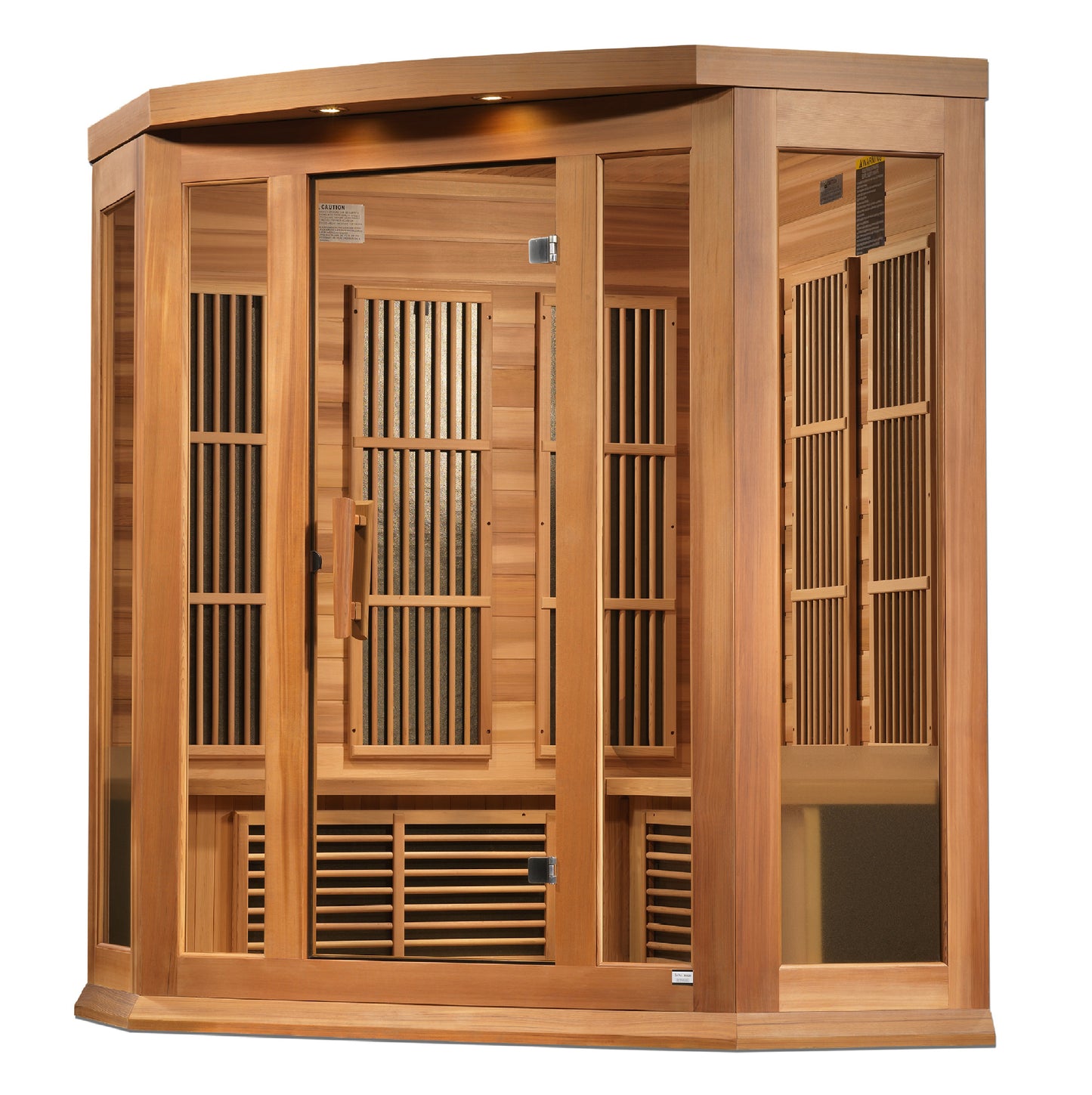 Maxxus 3-Person Corner Low EMF FAR Infrared Sauna (MX-K356-01 CED)