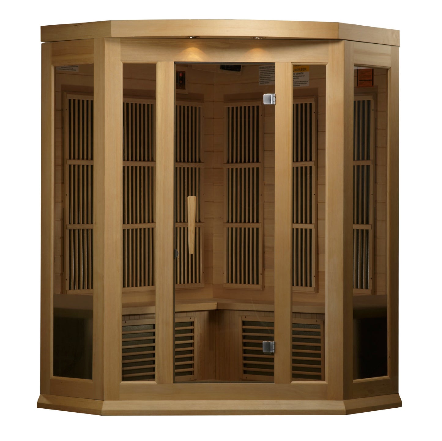 Maxxus 3-Person Corner Low EMF FAR Infrared Sauna (MX-K356-01)