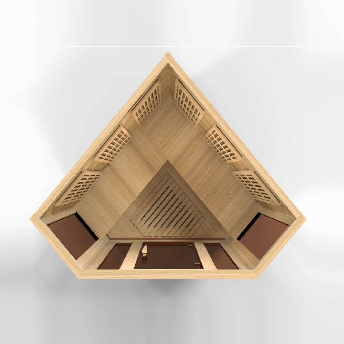 Maxxus 3-Person Corner Low EMF FAR Infrared Sauna (MX-K356-01)