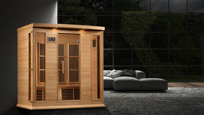 Maxxus 4-Person Near Zero EMF FAR Infrared Sauna (MX-K406-01-ZF)