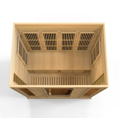 Maxxus 4-Person Low EMF FAR Infrared Sauna (MX-K406-01)