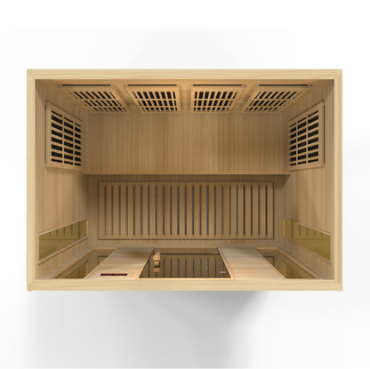 Maxxus 4-Person Low EMF FAR Infrared Sauna (MX-K406-01)