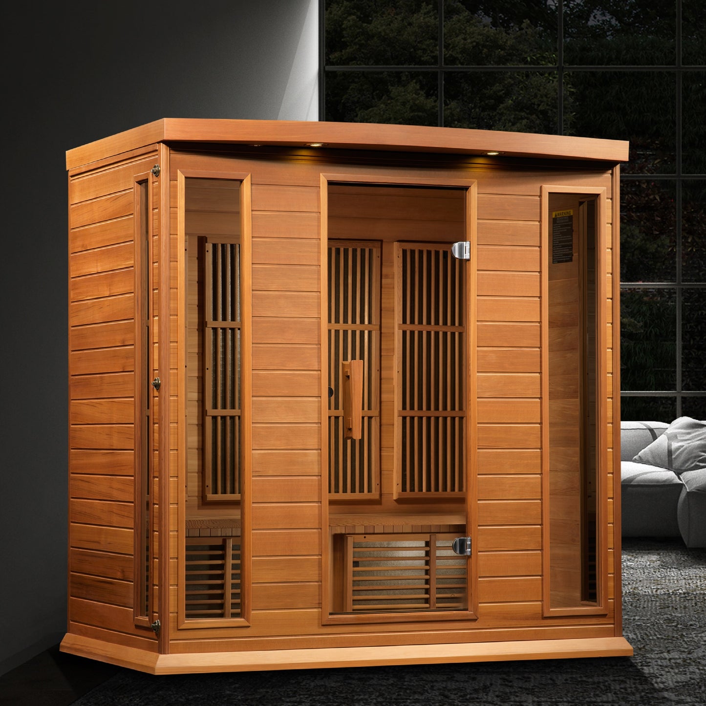 Maxxus 4-Person Near Zero EMF FAR Infrared Sauna (MX-K406-01-ZF CED)
