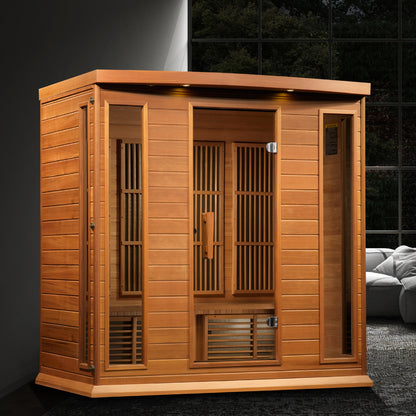 Maxxus 4-Person Near Zero EMF FAR Infrared Sauna (MX-K406-01-ZF CED)