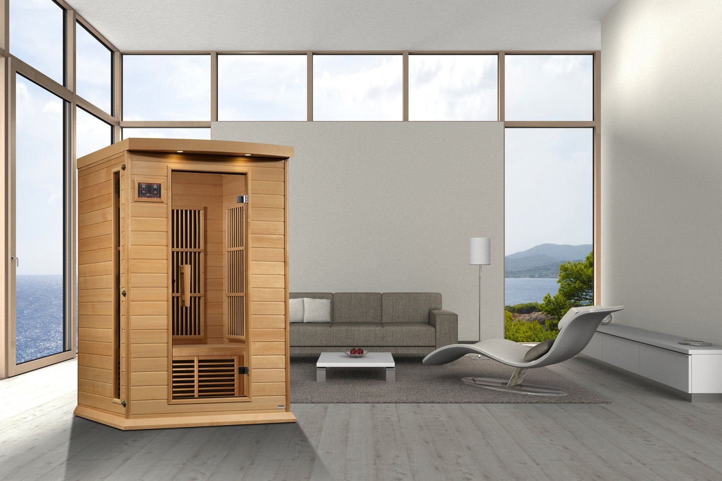 Maxxus 2-Person Low EMF FAR Infrared Sauna (MX-K206-01)