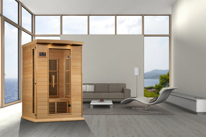 Maxxus 2-Person Low EMF FAR Infrared Sauna (MX-K206-01)