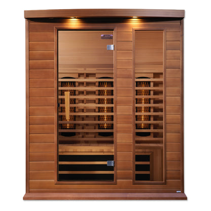 Maxxus 3-Person Full Spectrum Near Zero EMF FAR Infrared Sauna  (MX-M306-01-FS CED)