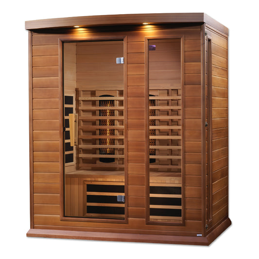 Maxxus 3-Person Full Spectrum Near Zero EMF FAR Infrared Sauna  (MX-M306-01-FS CED)