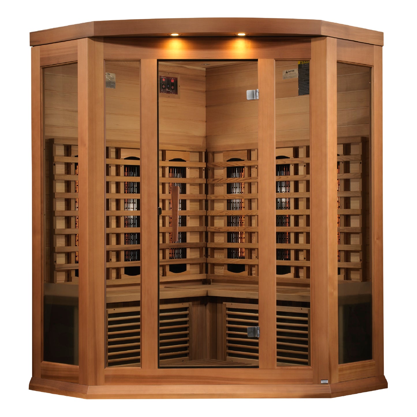 Maxxus 3-Person Corner Full Spectrum Near Zero EMF FAR Infrared Sauna (MX-M356-01-FS CED)