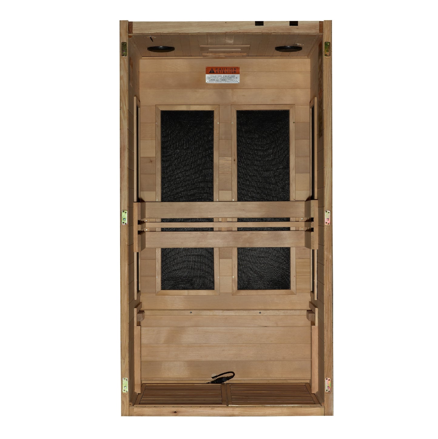 Maxxus "S-Line" Yoga 1-Person Ultra Low EMF FAR Infrared Sauna (MX-S106-01 Elite)