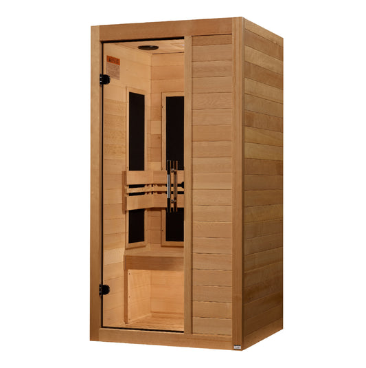 Maxxus "S-Line" Yoga 1-Person Ultra Low EMF FAR Infrared Sauna (MX-S106-01 Elite)