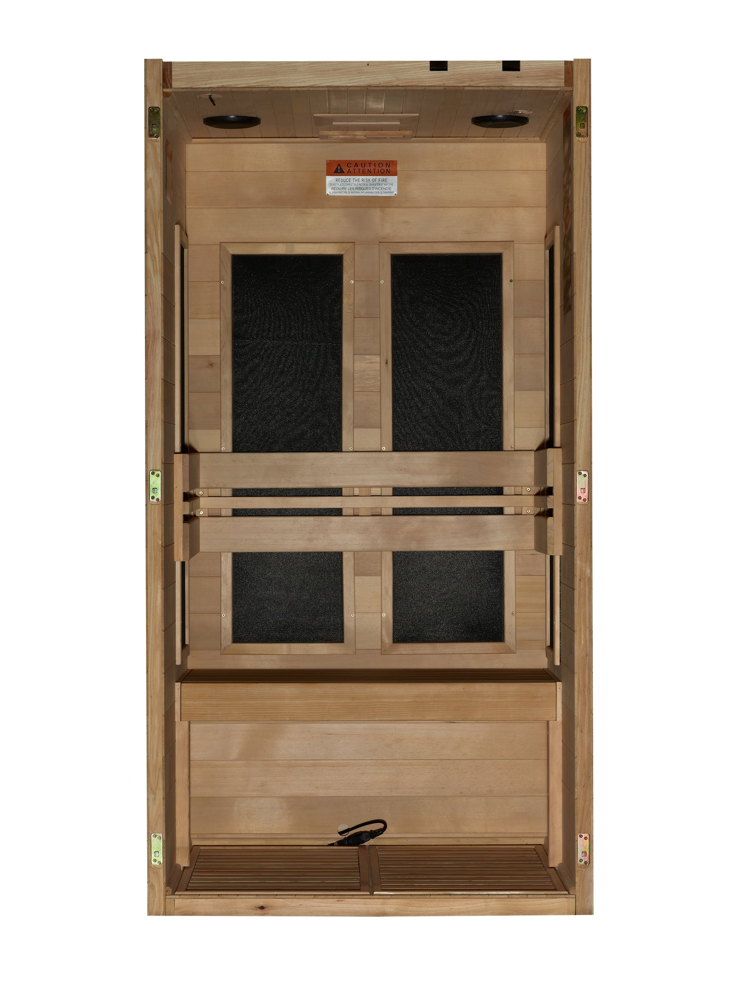 Maxxus "S-Line" Yoga 1-Person Ultra Low EMF FAR Infrared Sauna (MX-S106-01 Elite)