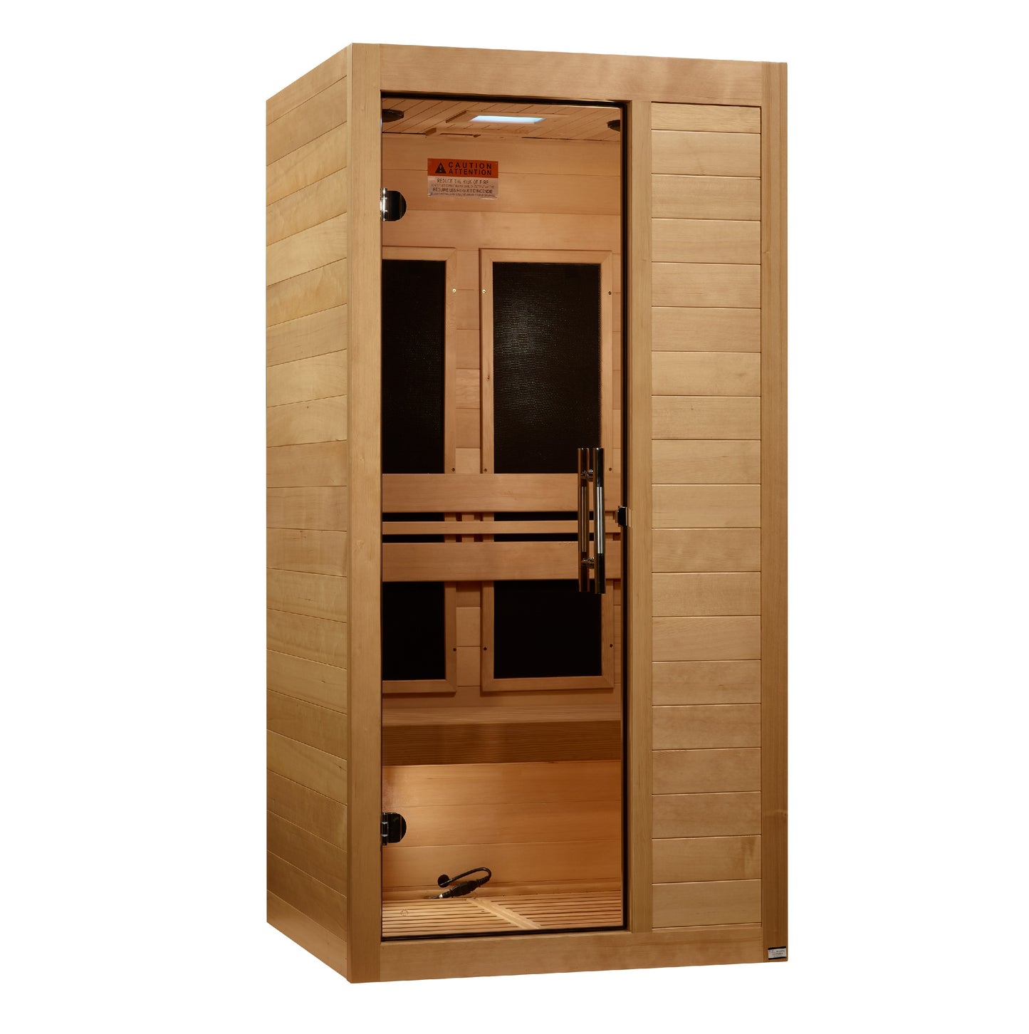 Maxxus "S-Line" Yoga 1-Person Ultra Low EMF FAR Infrared Sauna (MX-S106-01 Elite)