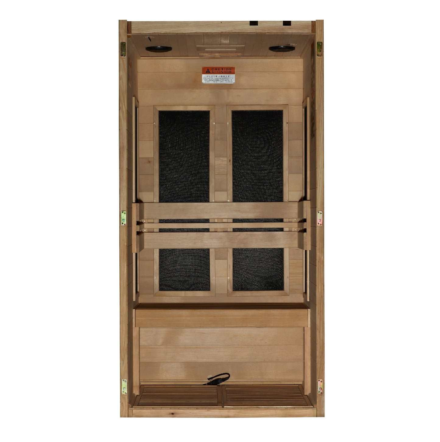 Maxxus "S-Line" Yoga 1-Person Ultra Low EMF FAR Infrared Sauna (MX-S106-01 Elite)