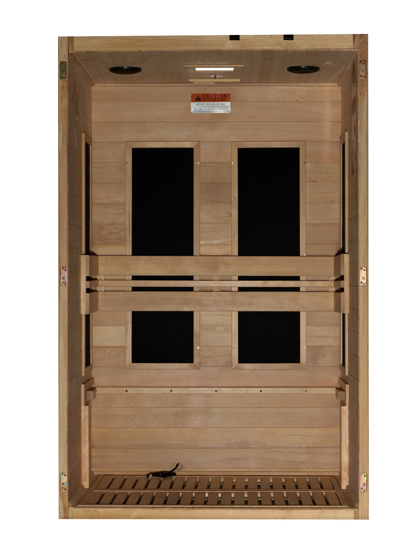 Maxxus "S-Line" Yoga 2-Person Ultra Low EMF FAR Infrared Sauna (MX-S206-01 Elite)