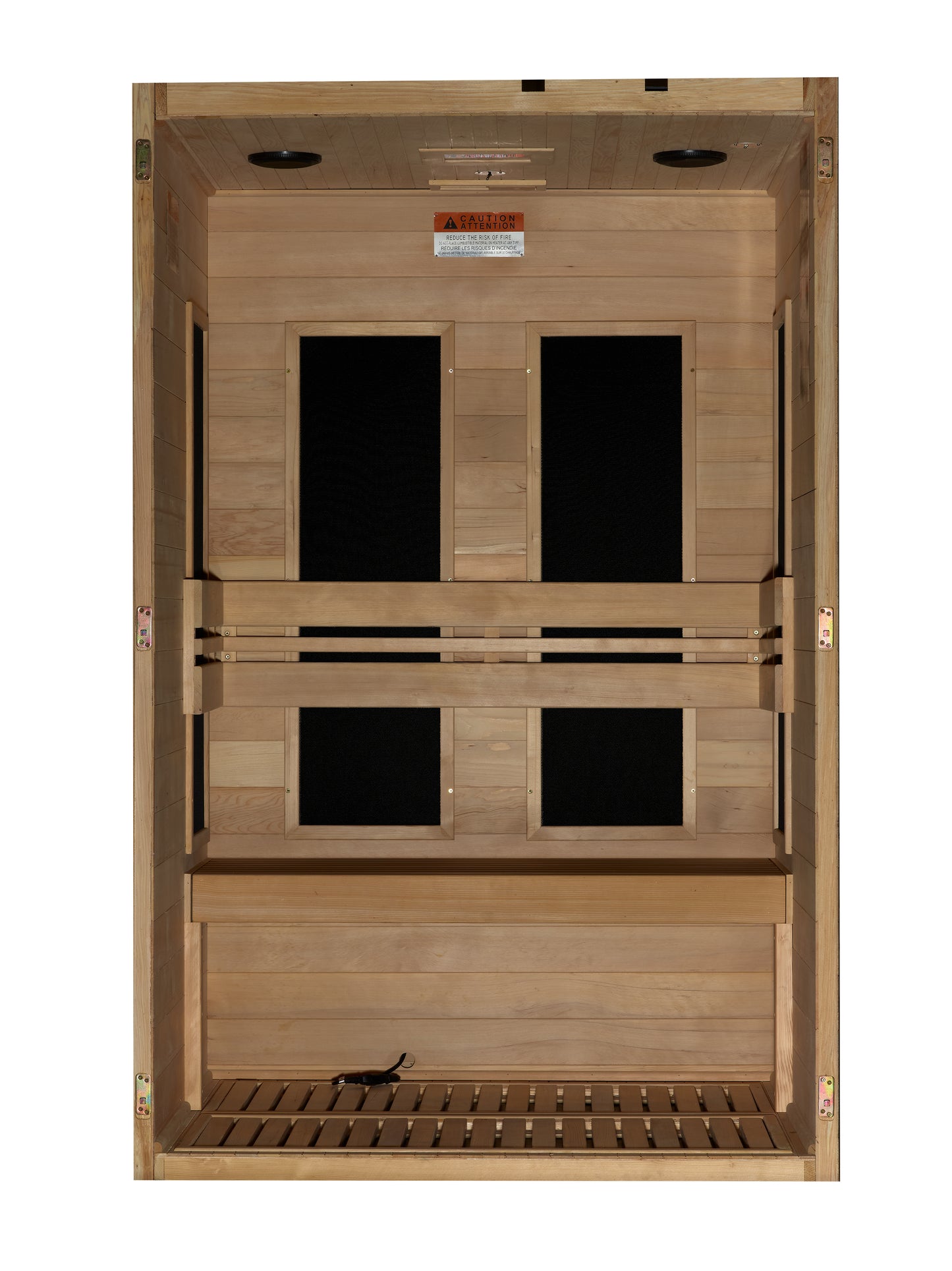 Maxxus "S-Line" Yoga 2-Person Ultra Low EMF FAR Infrared Sauna (MX-S206-01 Elite)