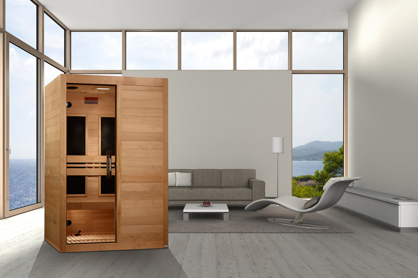 Maxxus "S-Line" Yoga 2-Person Ultra Low EMF FAR Infrared Sauna (MX-S206-01 Elite)
