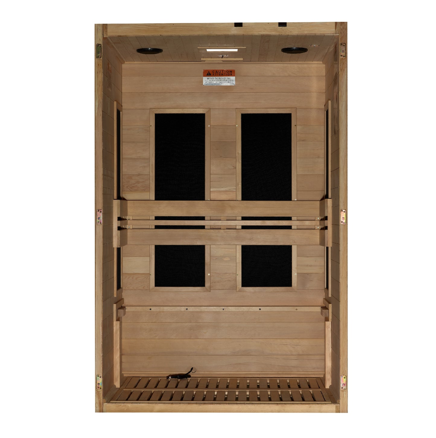 Maxxus "S-Line" Yoga 2-Person Ultra Low EMF FAR Infrared Sauna (MX-S206-01 Elite)