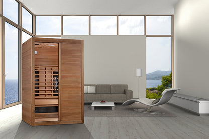 Maxxus "S-Line"Yoga 2-Person Full Spectrum Near Zero EMF FAR Infrared Sauna (MX-S206-01-FS-PC)