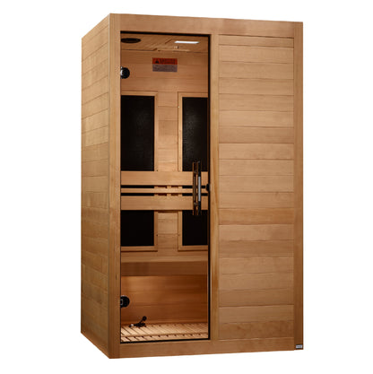 Maxxus "S-Line" Yoga 2-Person Ultra Low EMF FAR Infrared Sauna (MX-S206-01 Elite)