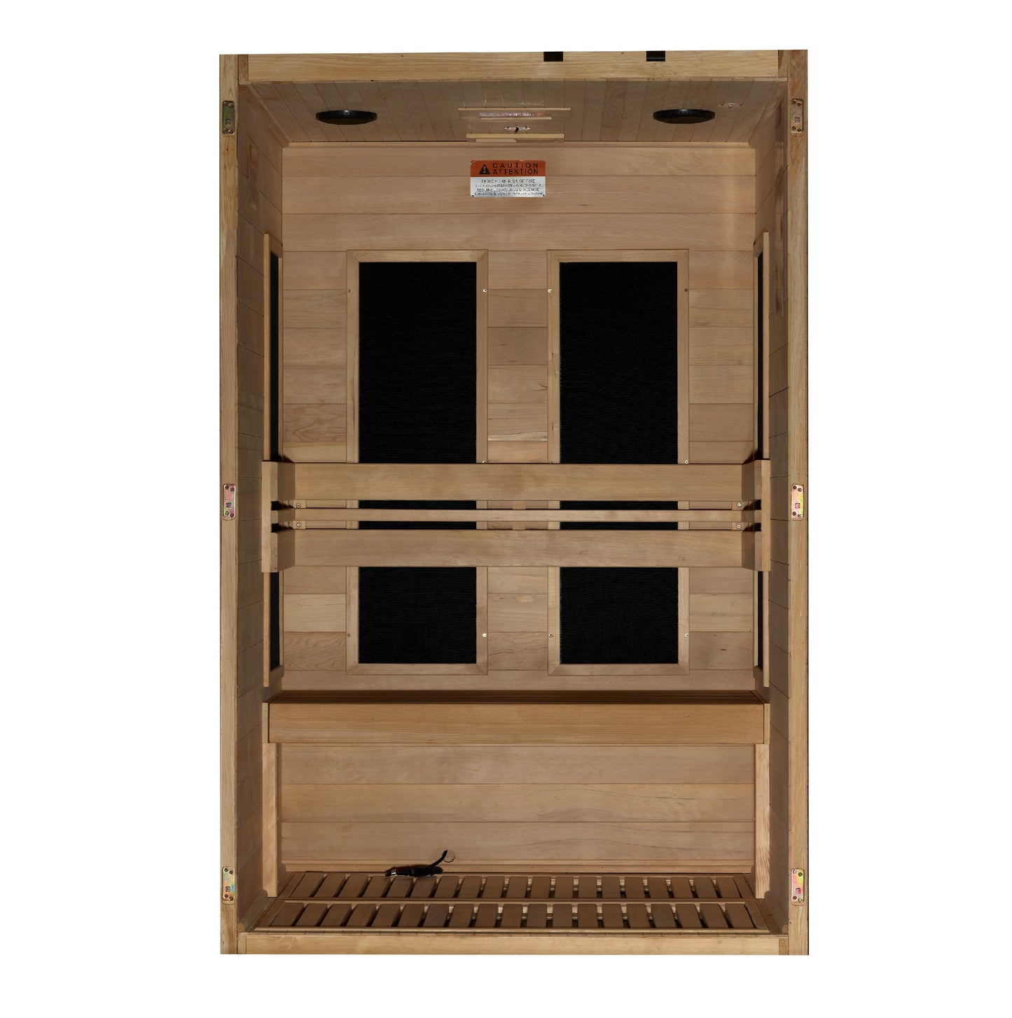 Maxxus "S-Line" Yoga 2-Person Ultra Low EMF FAR Infrared Sauna (MX-S206-01 Elite)