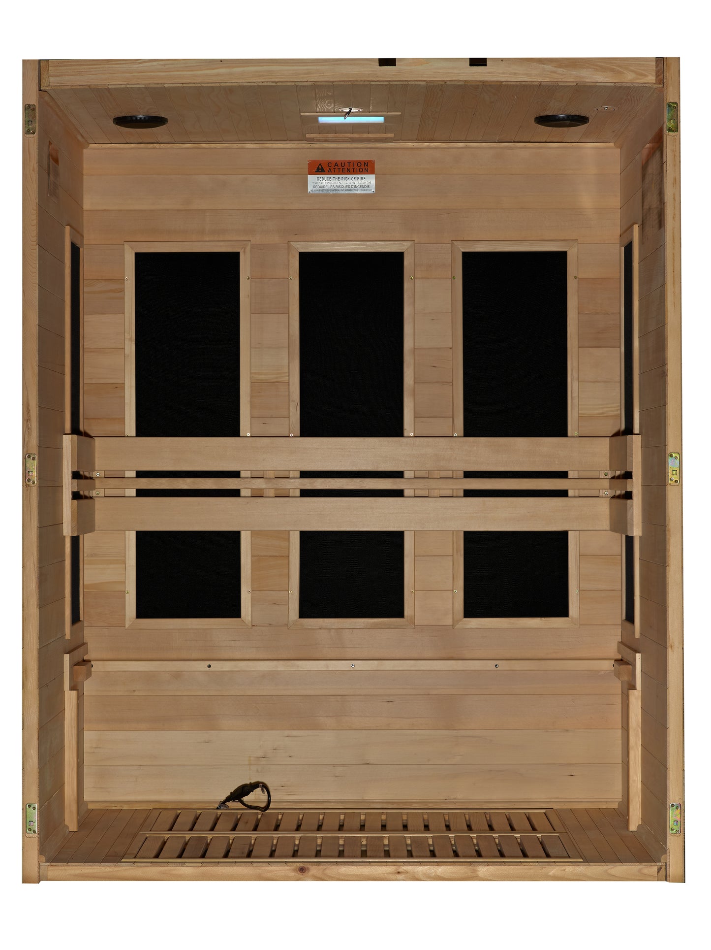 Maxxus "S-Line" Yoga 3-Person Ultra Low EMF FAR Infrared Sauna (MX-S306-01  Elite)