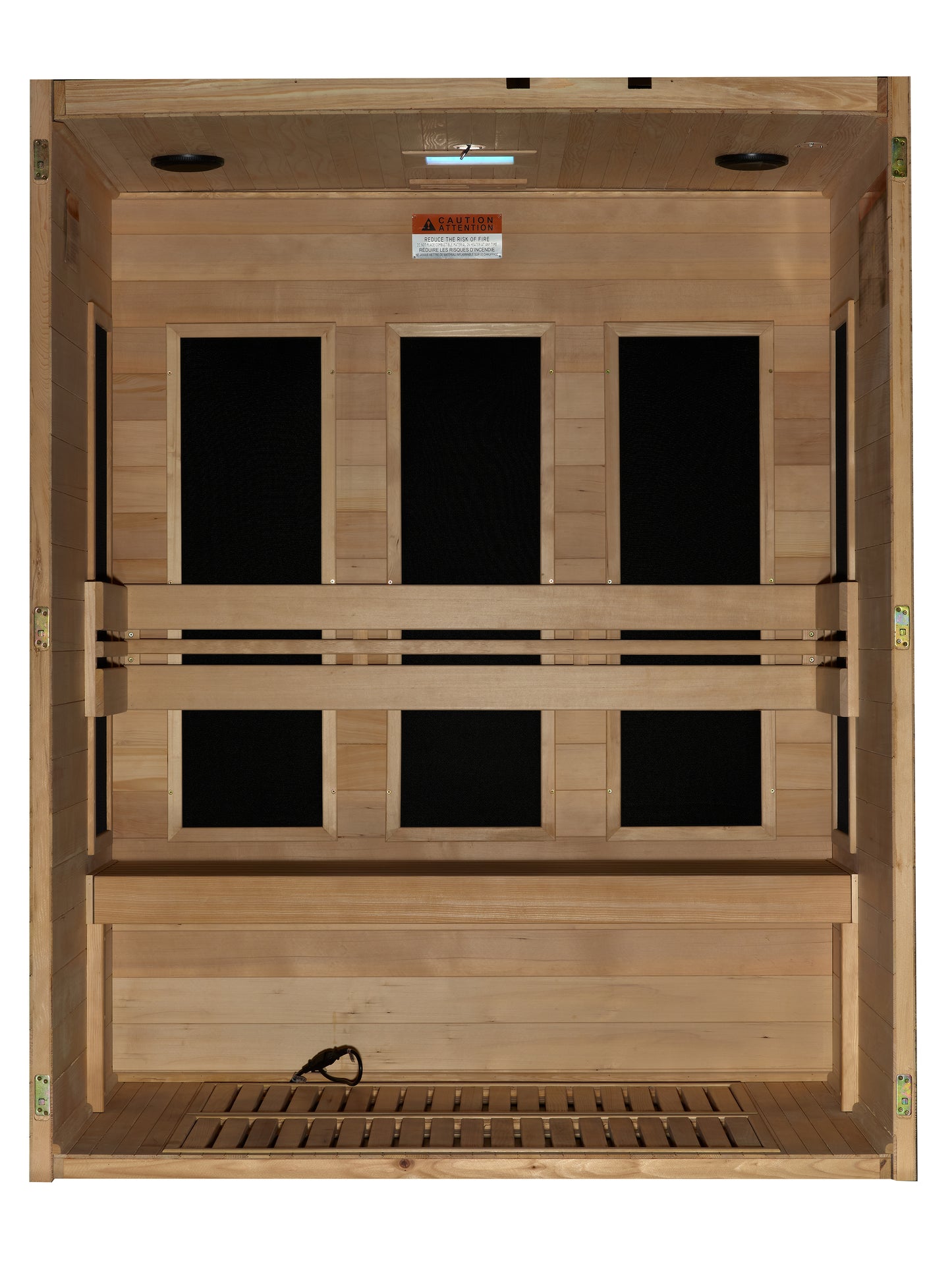 Maxxus "S-Line" Yoga 3-Person Ultra Low EMF FAR Infrared Sauna (MX-S306-01  Elite)