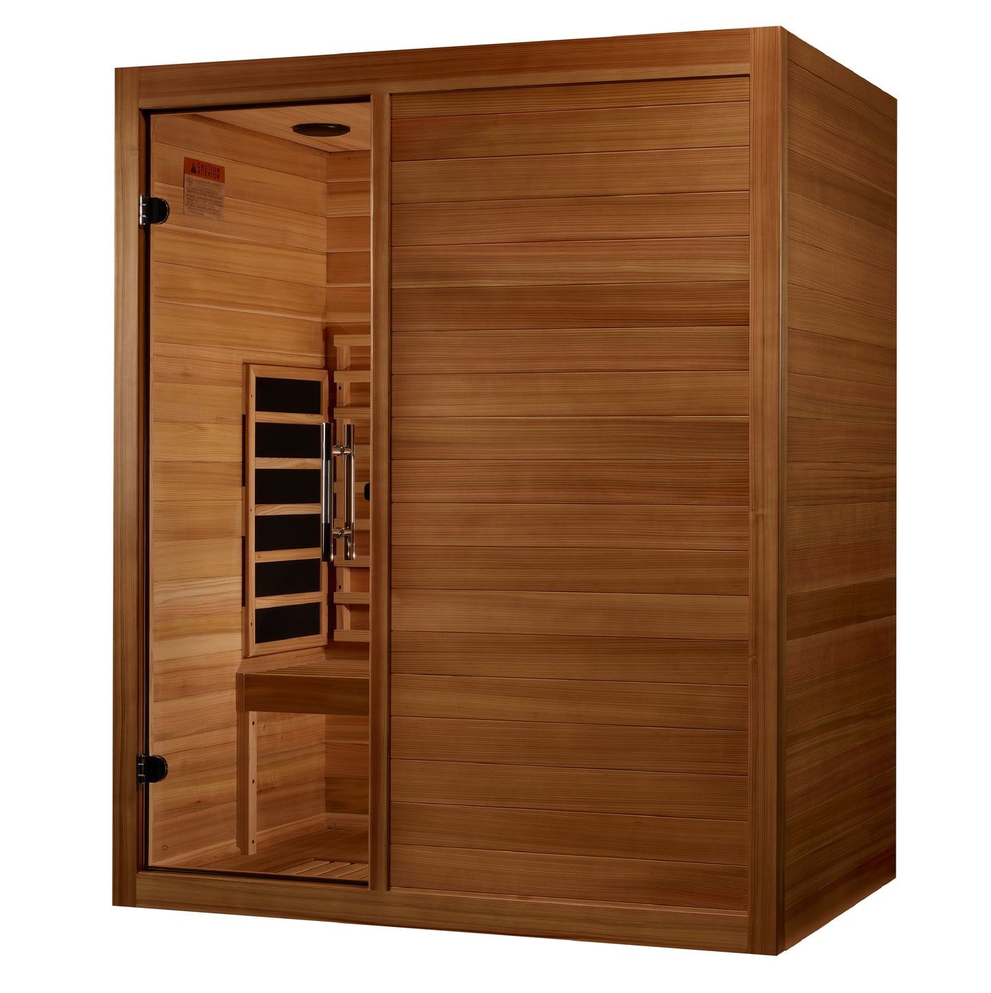 Maxxus "S-Line" Yoga 3-Person Full Spectrum Near Zero FAR Infrared Sauna (MX-S306-01-FS-PC)