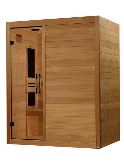 Maxxus "S-Line" Yoga 3-Person Ultra Low EMF FAR Infrared Sauna (MX-S306-01  Elite)