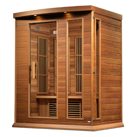 Maxxus 3-Person Near Zero EMF FAR Infrared Sauna (MX-K306-01-ZF CED)