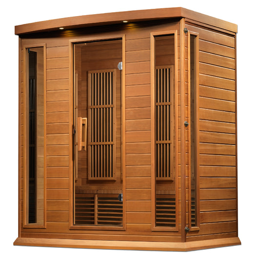 Maxxus 4-Person Near Zero EMF FAR Infrared Sauna (MX-K406-01-ZF CED)