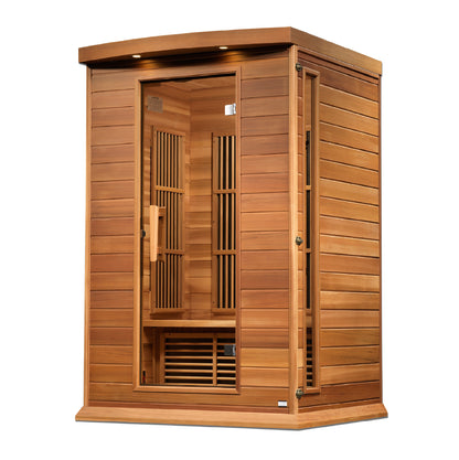 Maxxus 2-Person Near Zero EMF FAR Infrared Sauna (MX-K206-01 ZF CED)