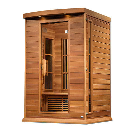 Maxxus 2-Person Near Zero EMF FAR Infrared Sauna (MX-K206-01 ZF CED)