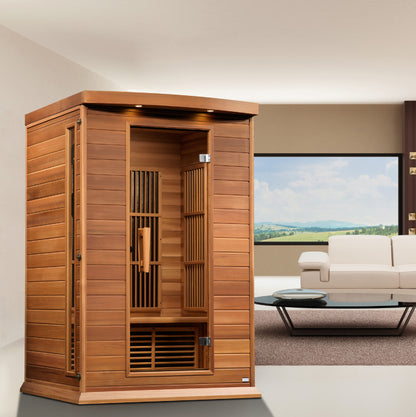 Maxxus 2-Person Low EMF FAR Infrared Sauna (MX-K206-01 CED)