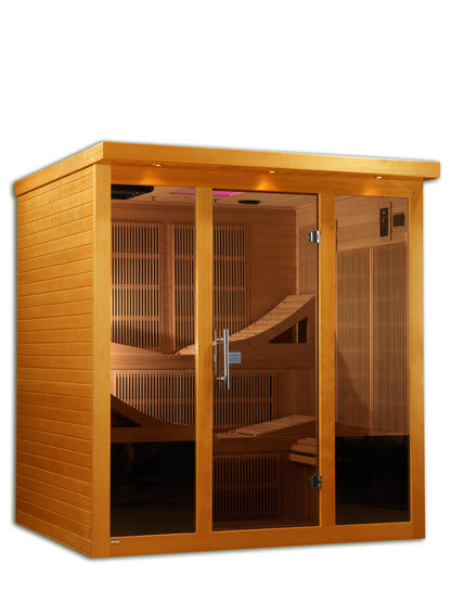 Dynamic "Monaco" Elite 6-Person Ultra Low EMF FAR Infrared Sauna (DYN-6996-01 Elite)