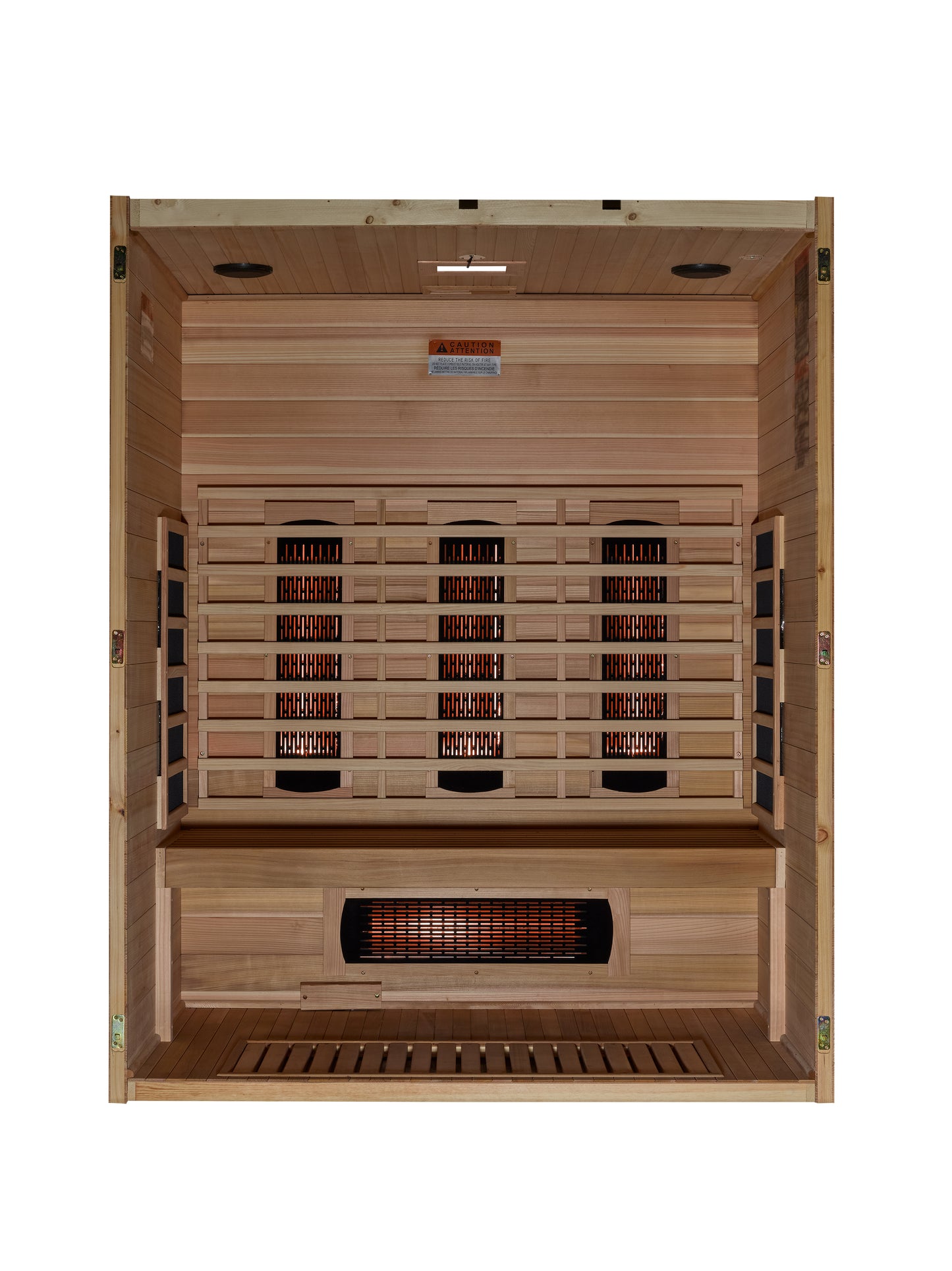 Maxxus "S-Line" Yoga 3-Person Full Spectrum Near Zero FAR Infrared Sauna (MX-S306-01-FS-PC)