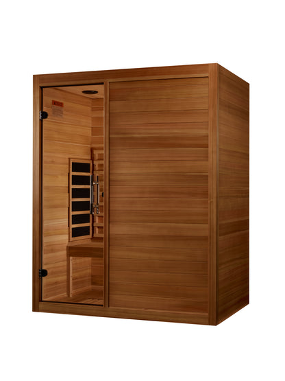 Maxxus "S-Line" Yoga 3-Person Full Spectrum Near Zero FAR Infrared Sauna (MX-S306-01-FS-PC)