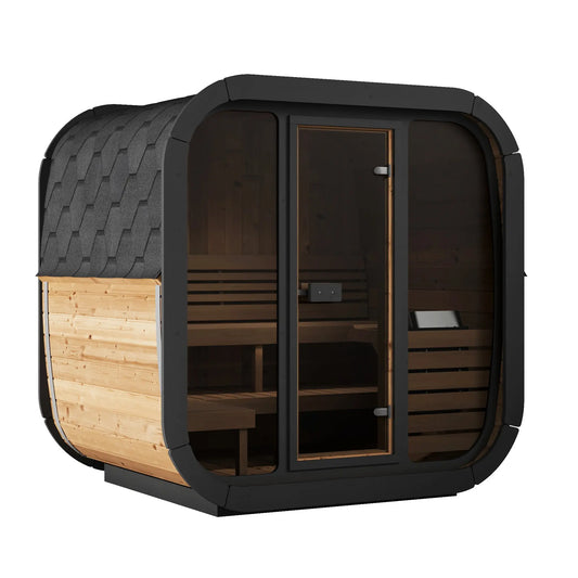 SaunaLife Model CL5G (Cube-Series Outdoor Home Sauna Kit, Up to 4 Persons) SaunaLife