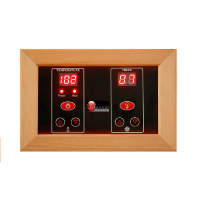 Maxxus 3-Person Corner Near Zero EMF FAR Infrared Sauna (MX-K356-01-ZF)