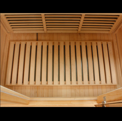 Maxxus 3-Person Corner Low EMF FAR Infrared Sauna (MX-K356-01 Hemlock)